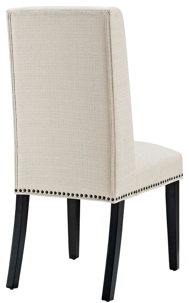 Baron Dining Chair Set of 4  Beige   Transitional   Dining Chairs   by Morning Design Group  Inc  Houzz