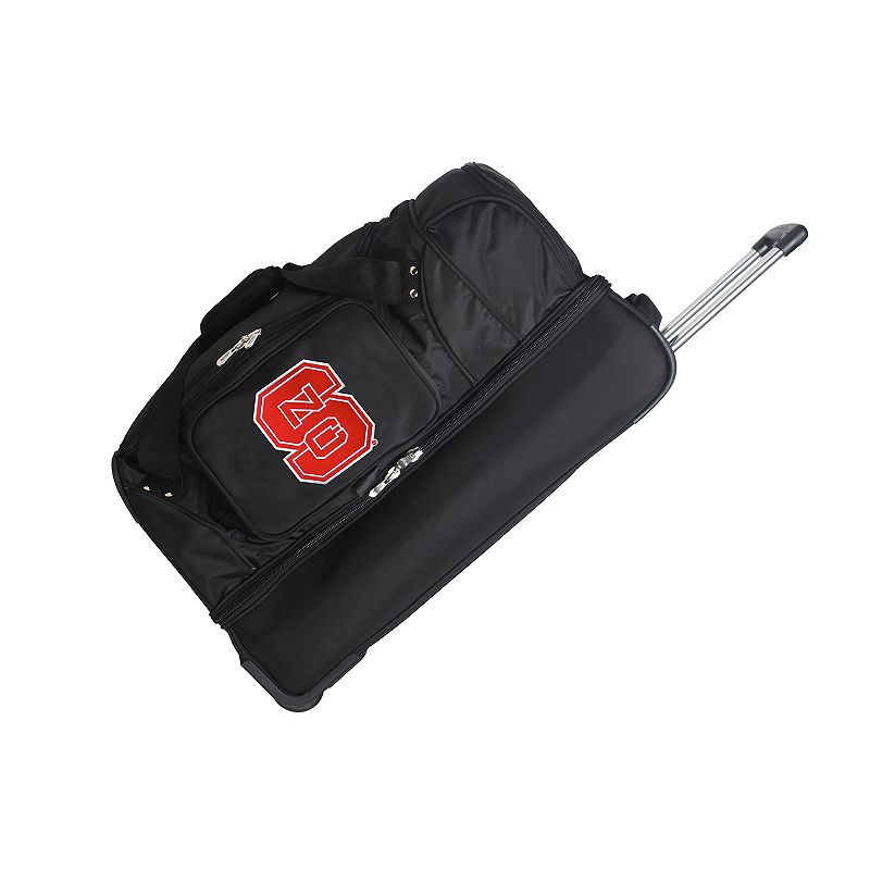 North Carolina State Wolfpack 27-Inch Wheeled Drop-Bottom Duffle Bag