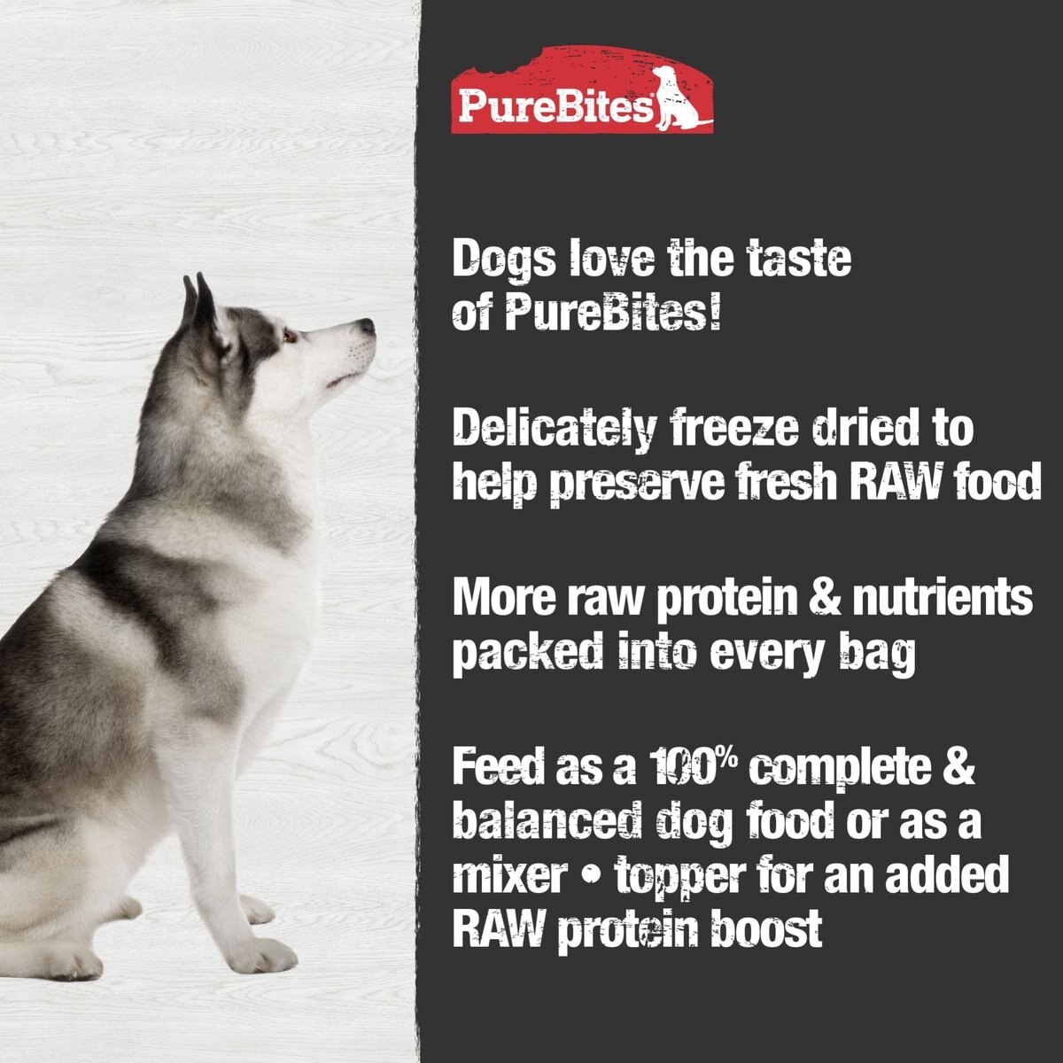 PureBites Chicken Freeze Dried Topper for Dogs