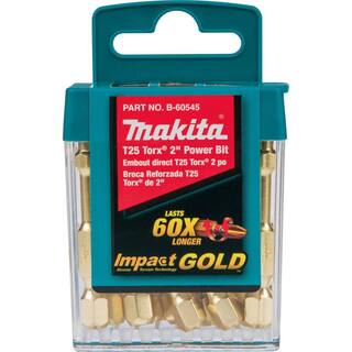 Makita Impact GOLD T25 2 in. Power Bit Tic Tac (15-Piece) B-60545