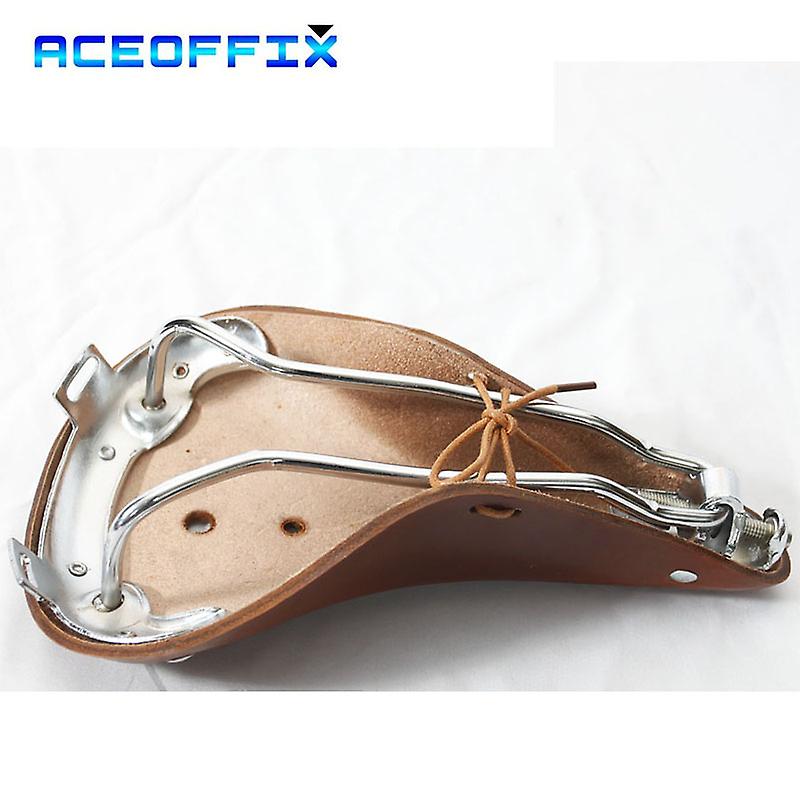 Born Pretty Aceoffix For Brompton Saddle Leather Handmade Men Or Women Folding Bike Retor Saddle Bicycle Accessories