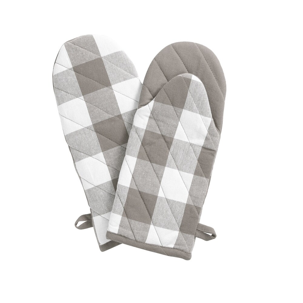 The Gray Barn Emily Gulch Buffalo Check Oven Mitt Pair