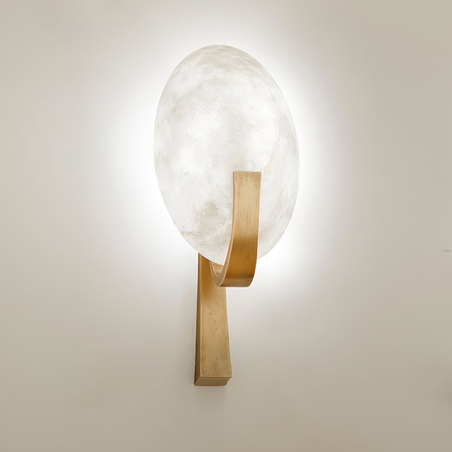 Alice Alabaster Plug-in Wall Lamp