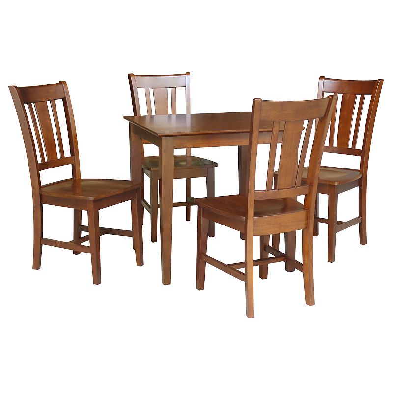 International Concepts San Remo Dining Table and Chair 5-piece Set