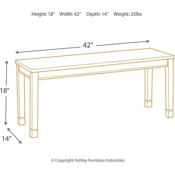 Signature Design by Ashley Whitesburg Dining Bench