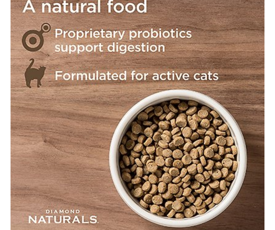 Diamond Naturals - Active Cats， All Life Stages Chicken Meal and Rice