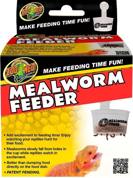 Zoo Med Hanging Mealworm Reptile Feeder