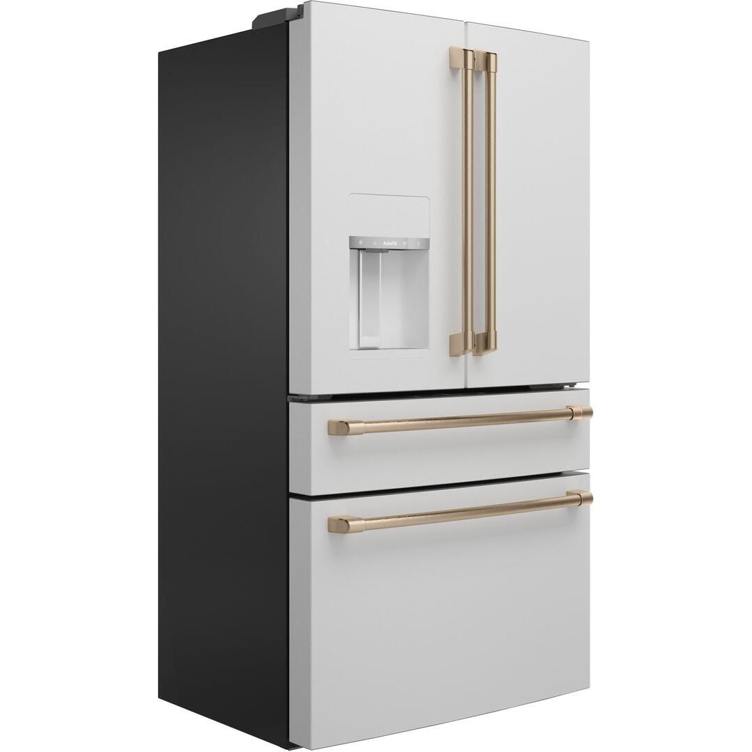 Café 36-inch, 22.3 cu.ft. Counter-Depth French 4-Door Refrigerator with Wi-Fi CXE22DP4PW2