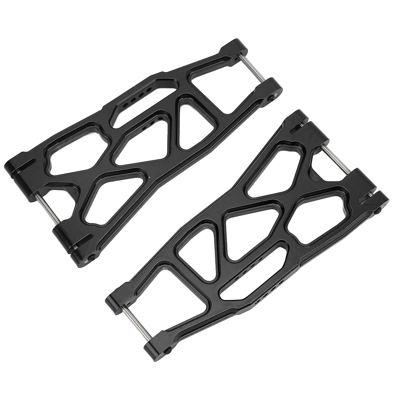 2pcs Rc Metal Front Rear Lower Suspension Arms For Traxxas 1/5 Rc Car Upgrade Partsblack