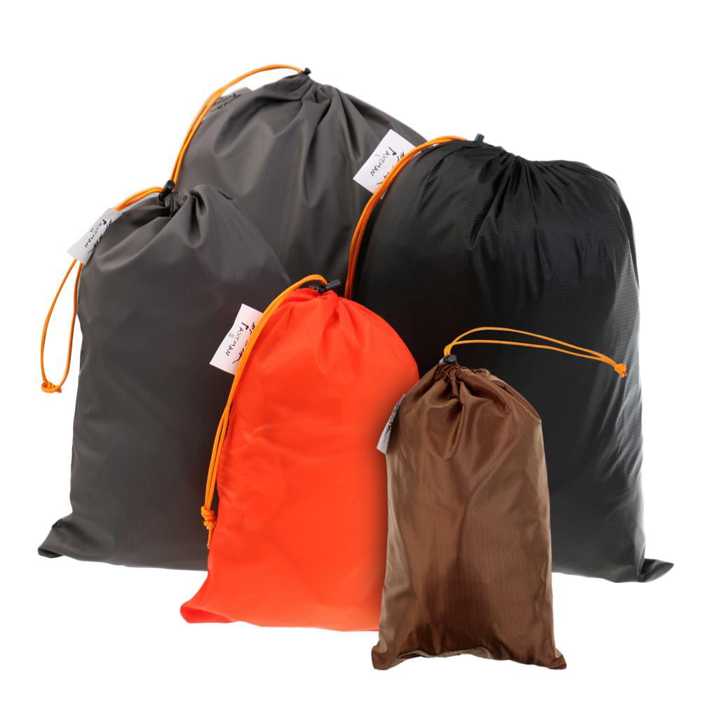 5x light Drawstring Stuff Sack Storage Bag for Travel Outdoor Camping