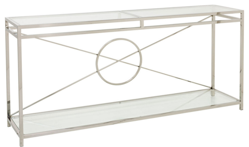 Monroe Glass Console   Modern   Console Tables   by Virgil Stanis Design  Houzz