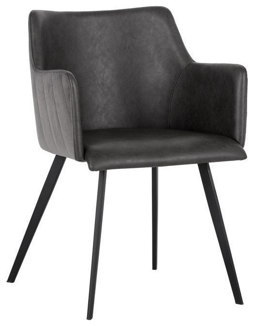 Bora Armchair Town Grey Roman Grey (Set of 2)   Midcentury   Armchairs And Accent Chairs   by Virgil Stanis Design  Houzz