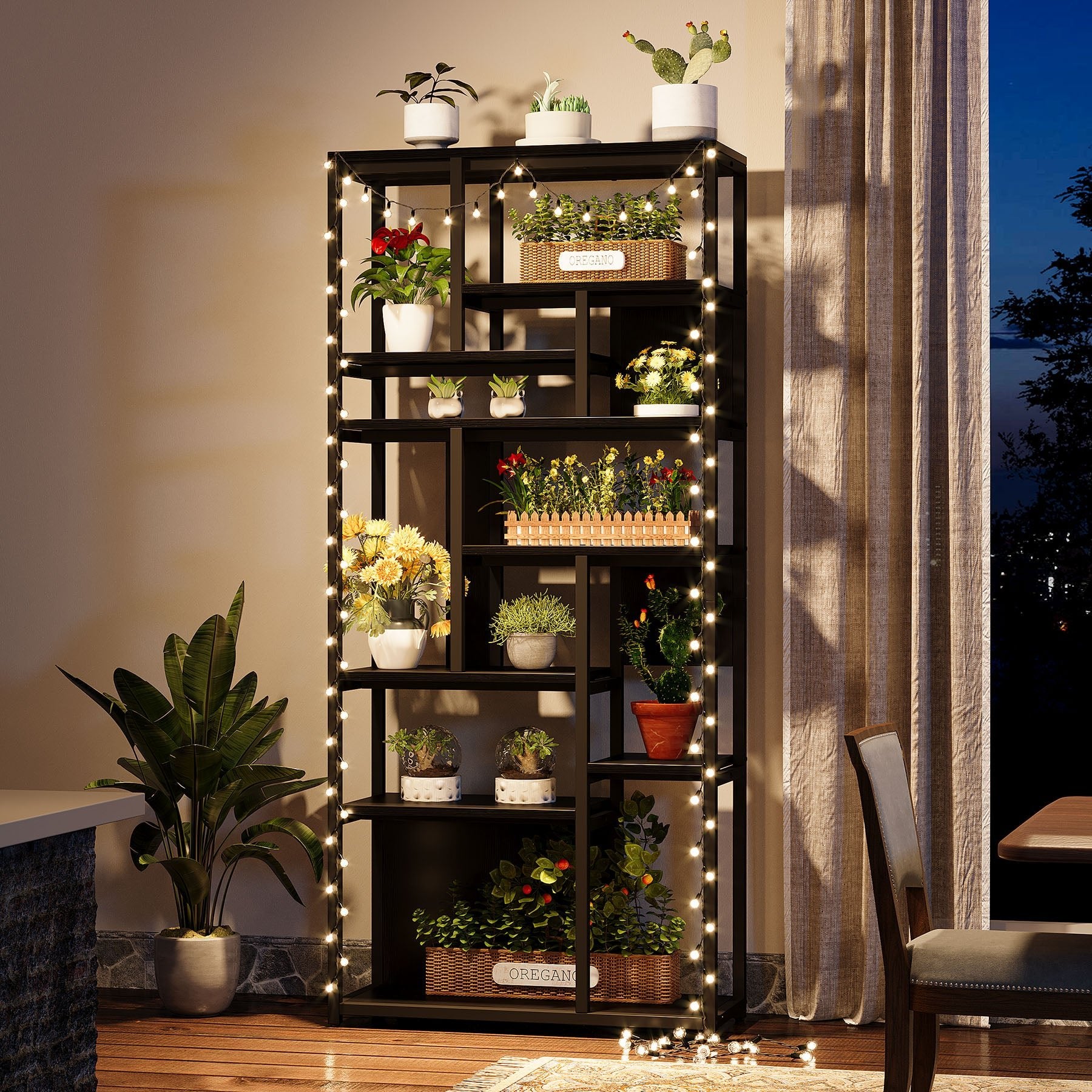 7-Tier Plant Stand, 70.9