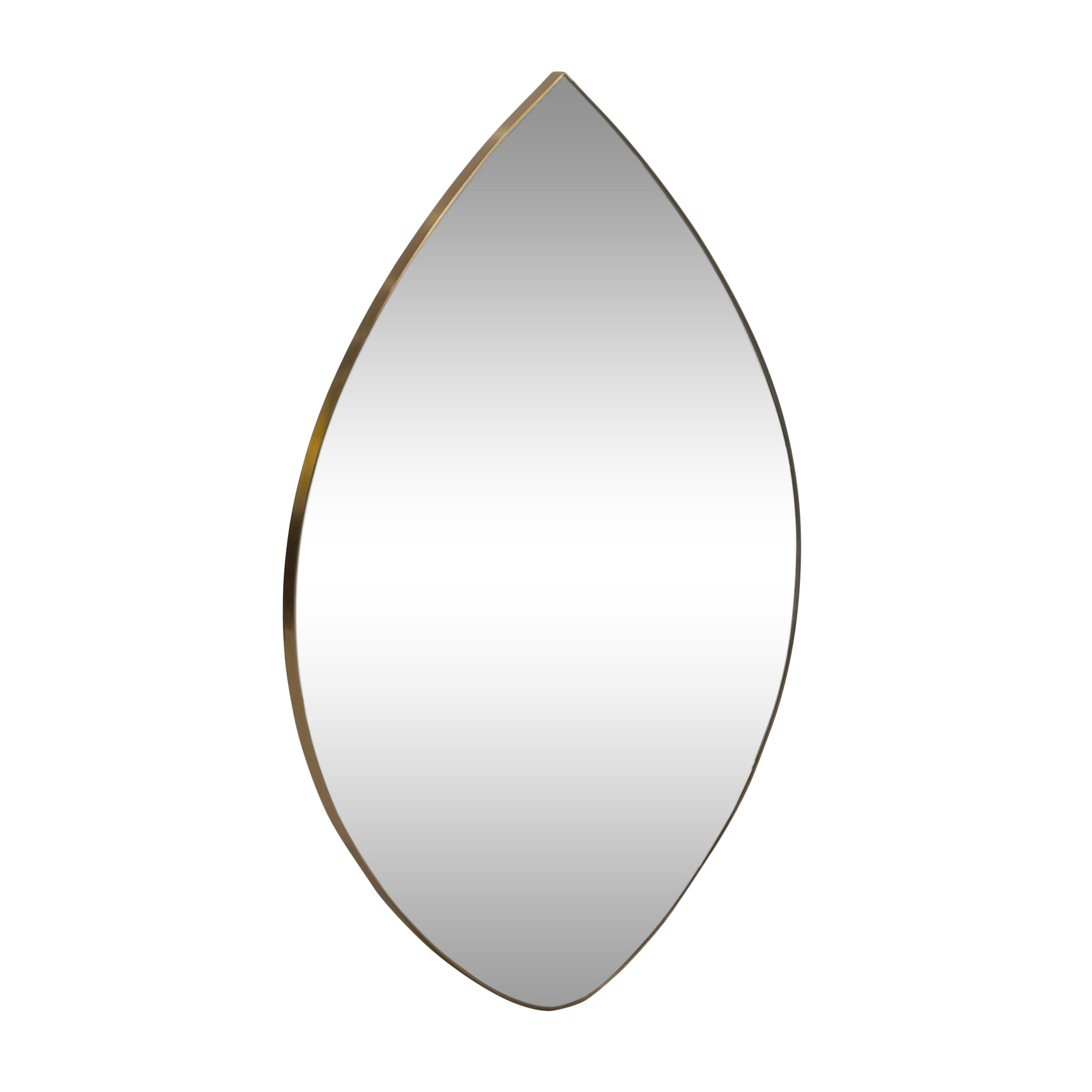 Boyette Contemporary Teardrop Wall Mirror