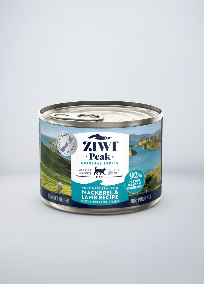 ZiwiPeak Grain Free Mackerel and Lamb Recipe Canned Cat Food