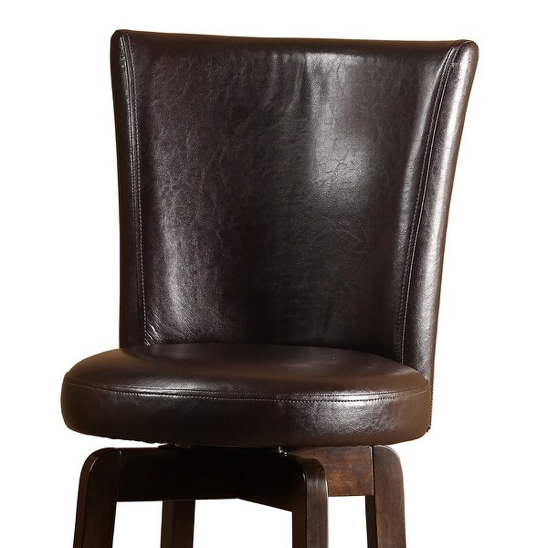 Hillsdale Copenhagen Wood Swivel Stool