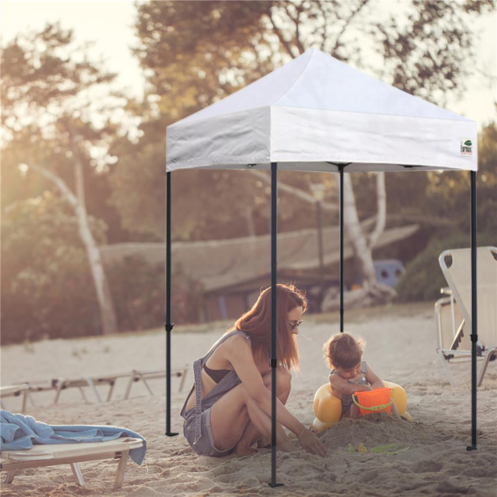 Eurmax 5x5 Pop up Canopy Outdoor Heavy Duty Tent,White