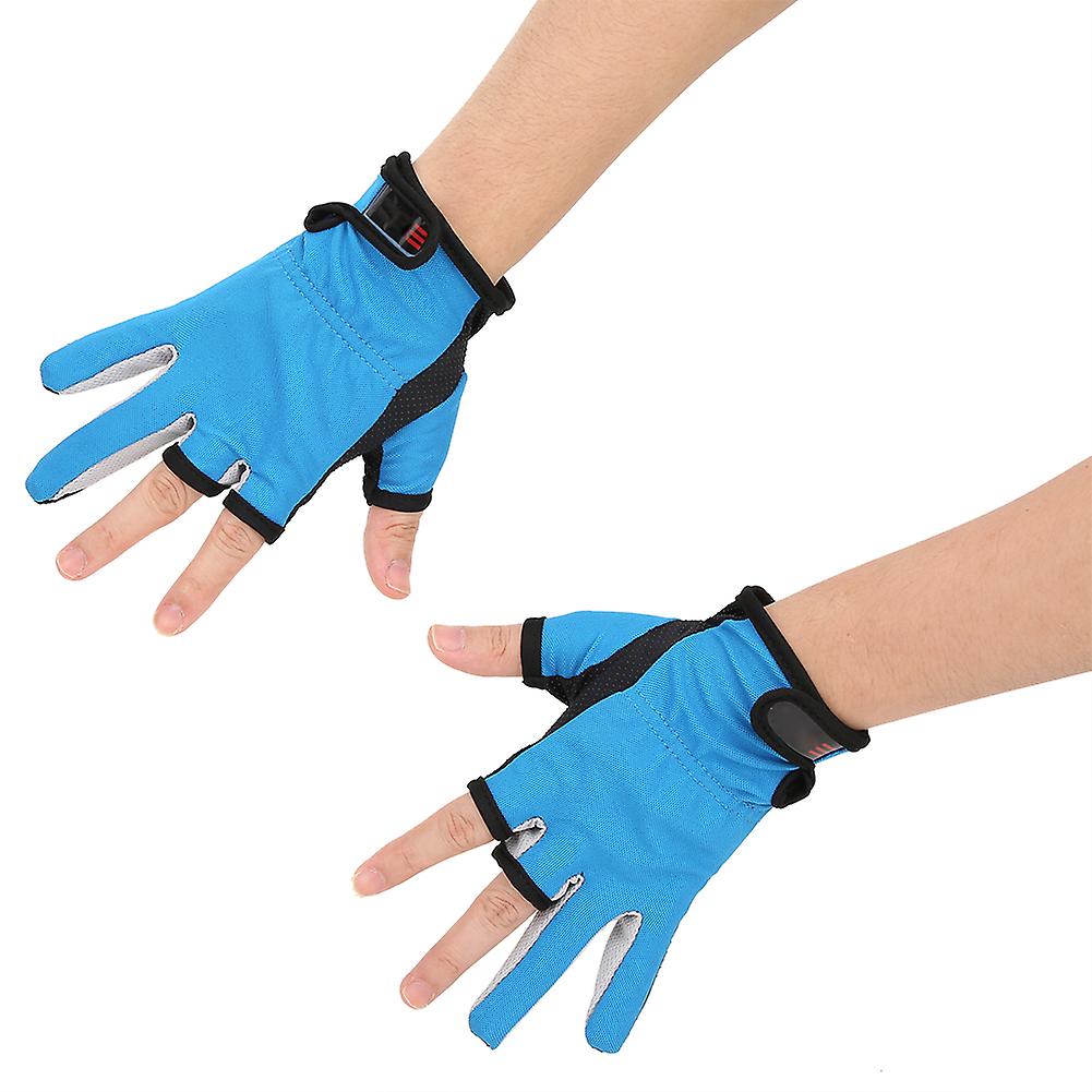 Outdoor Fishinggloves Breathable Sweat Absorbing 3 Fingerless Sun Protection For All Seasonsfishing Gloves