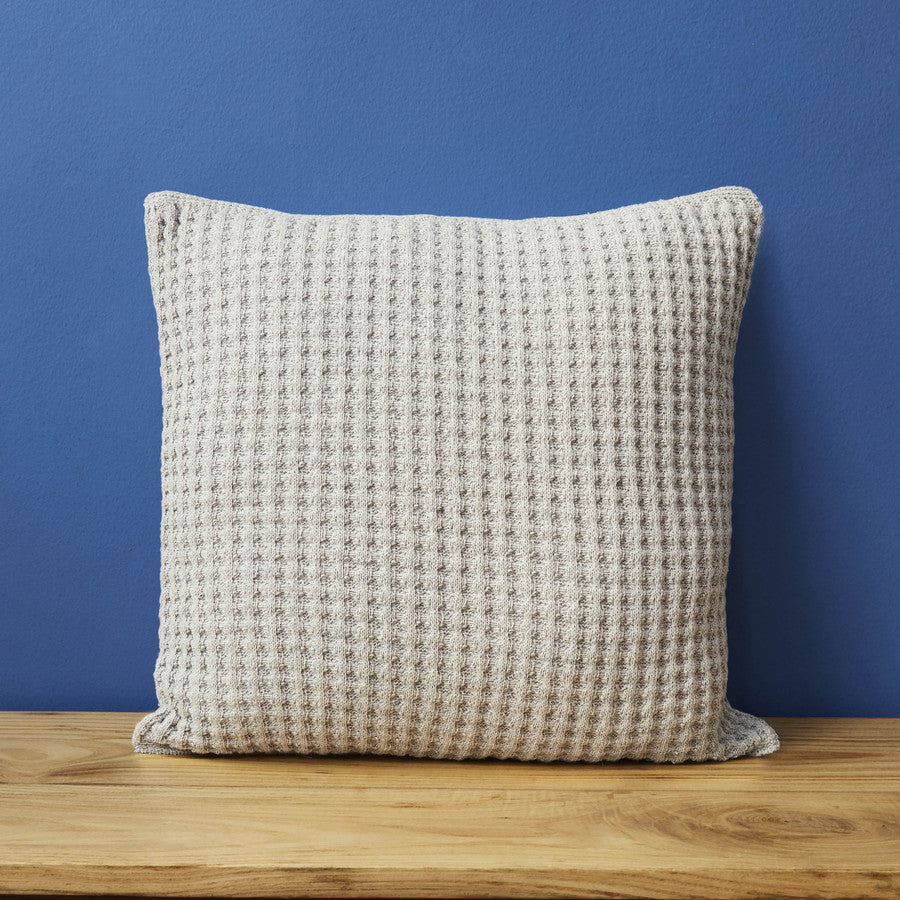 Nautica Home Waffle Light Gray Knitwear Filled Pillow 45X45 Cm 180.01.01.0387