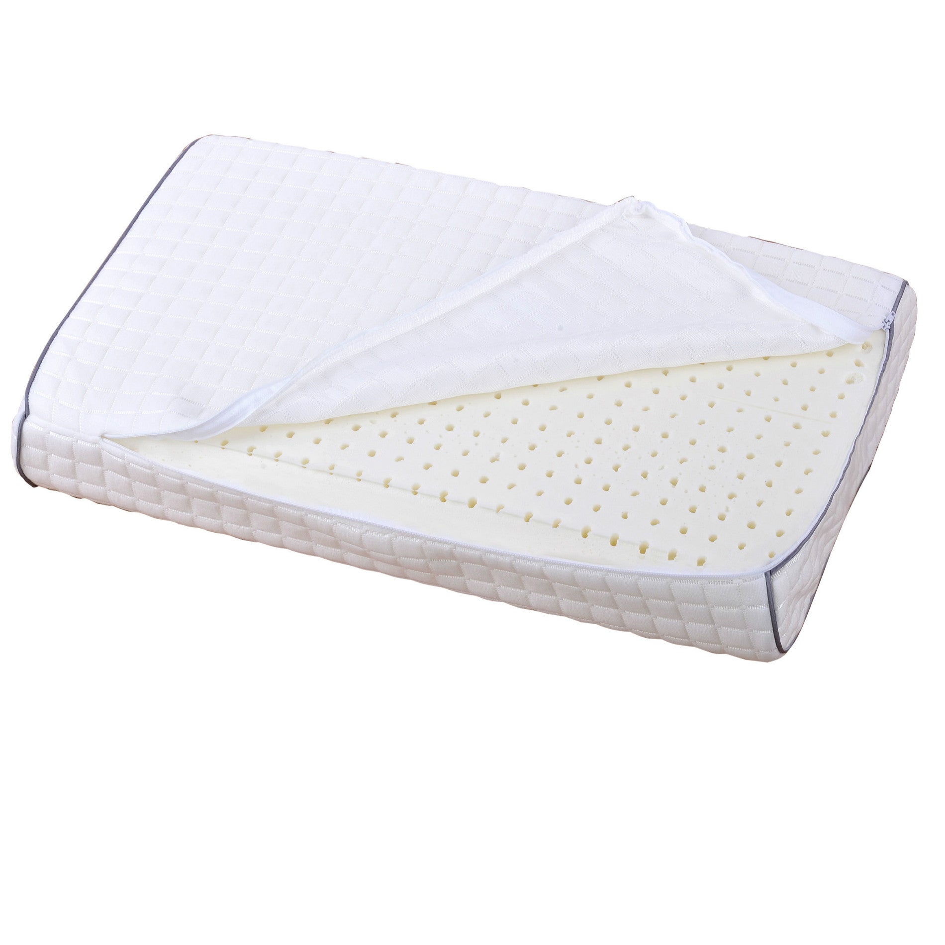 Home Soft Things Removable Contour Pillow, 14" x 21", White