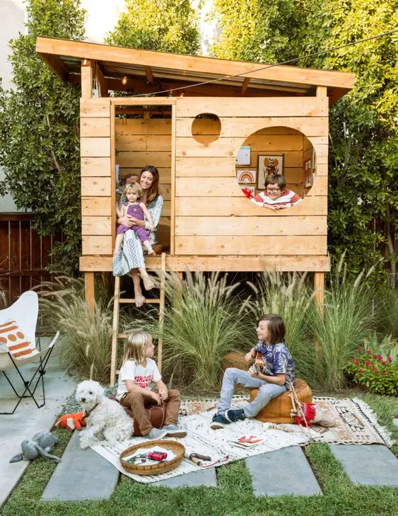 Natural Color Cheap Playhouse Plastic Outdoor Children Outdoor Playground Playhouse Kids Outdoor Playhouse