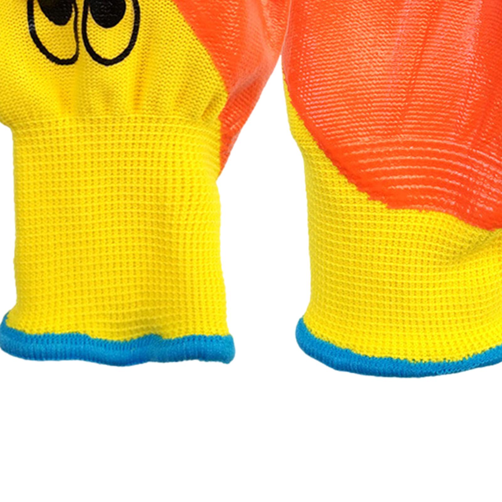 Kids Gardening Gloves, Rubber Coated Gloves for , , Non Slip, Washable Gloves with Rubber Coated Palm for 4 to 8