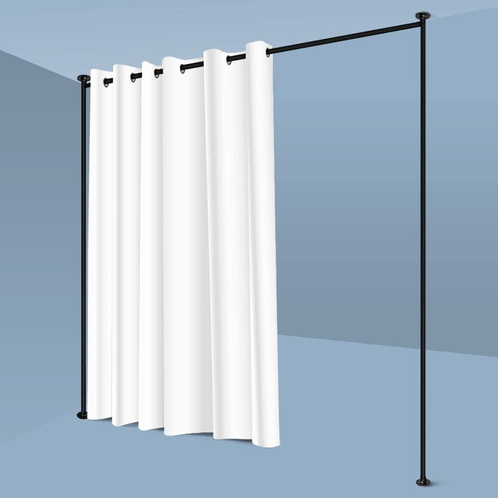 Zenfinit Curtain Divider Stand - Freestanding Vertical Tension Stand