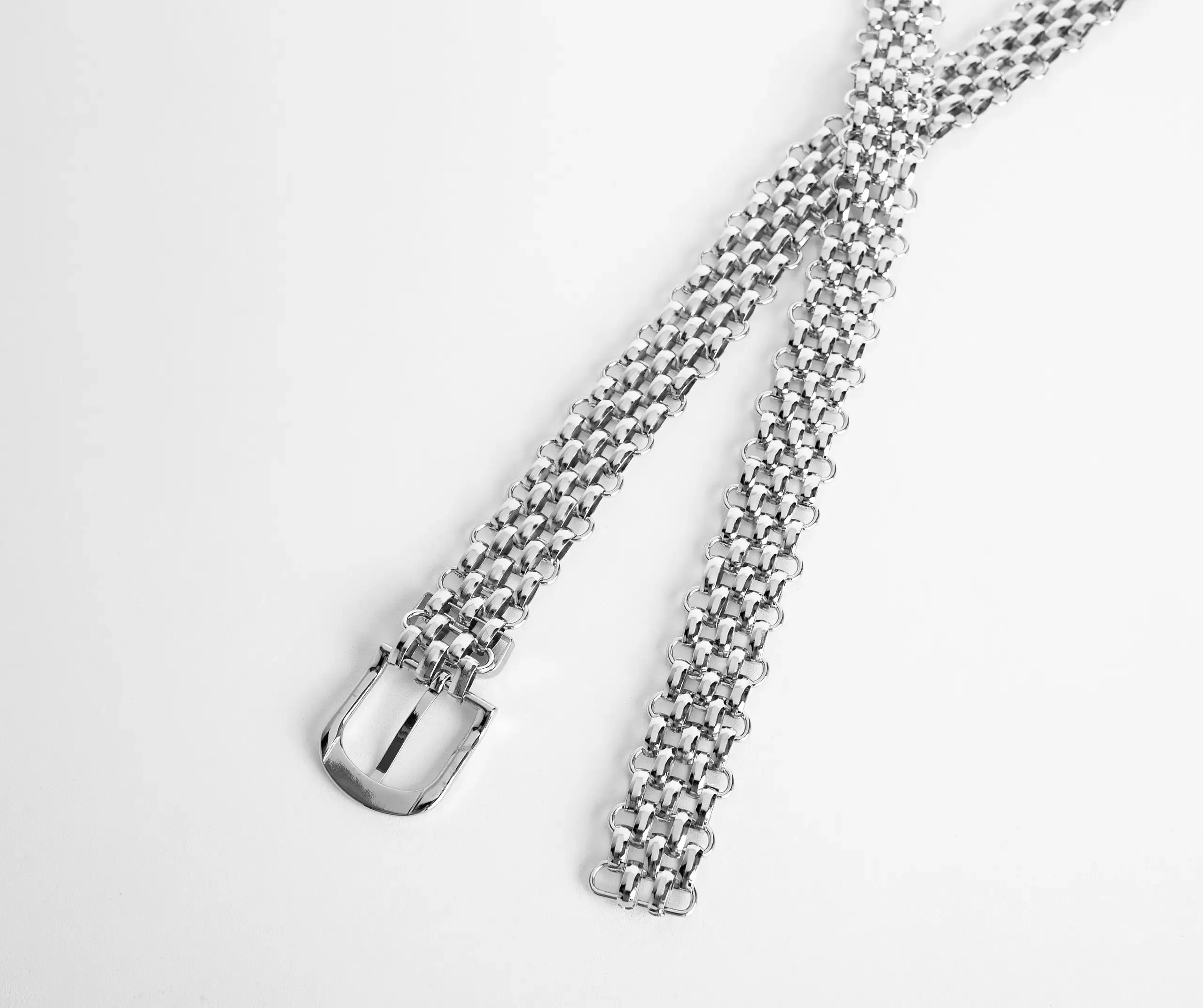 On Edge Woven Chain Belt