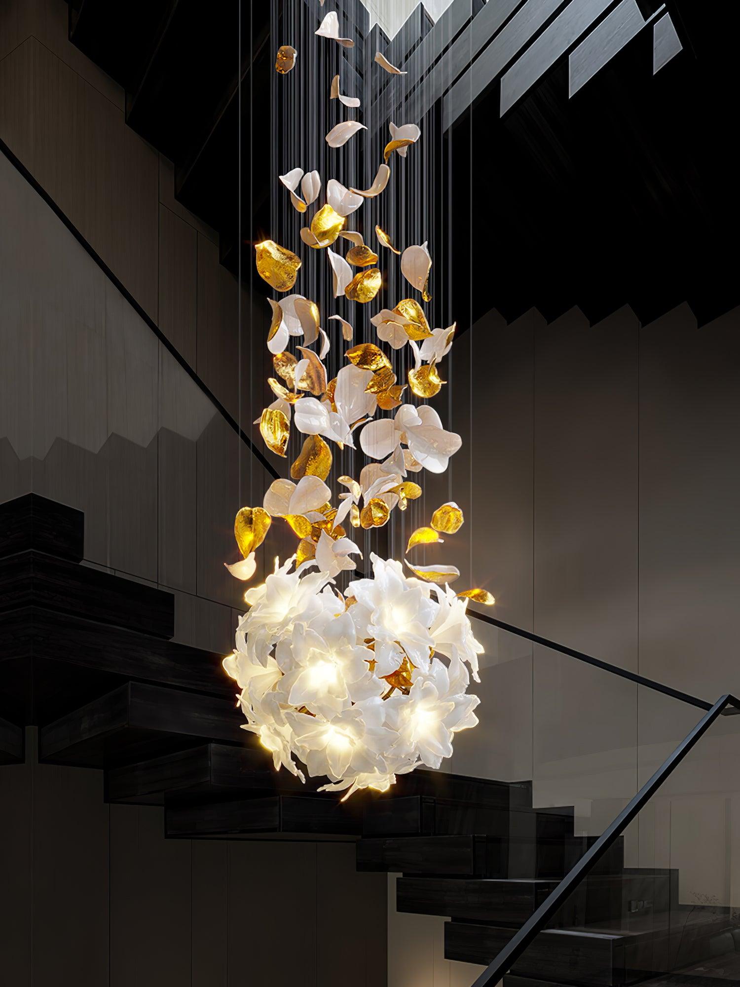 Flying Flowers Fluttering Chandelier