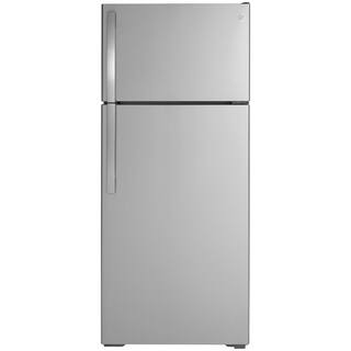 GE 17.5 cu. ft. Top Freezer Refrigerator in Stainless Steel ENERGY STAR GIE18GSNRSS