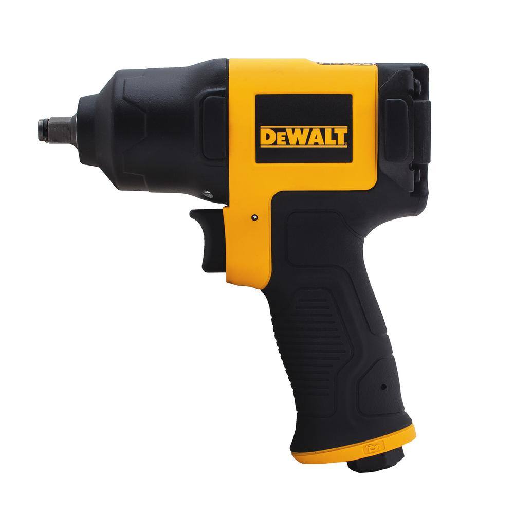 DW 38 in. Pneumatic Impact Wrench and 50 ft. x 14 in. Air Hose DWMT70775W1450D