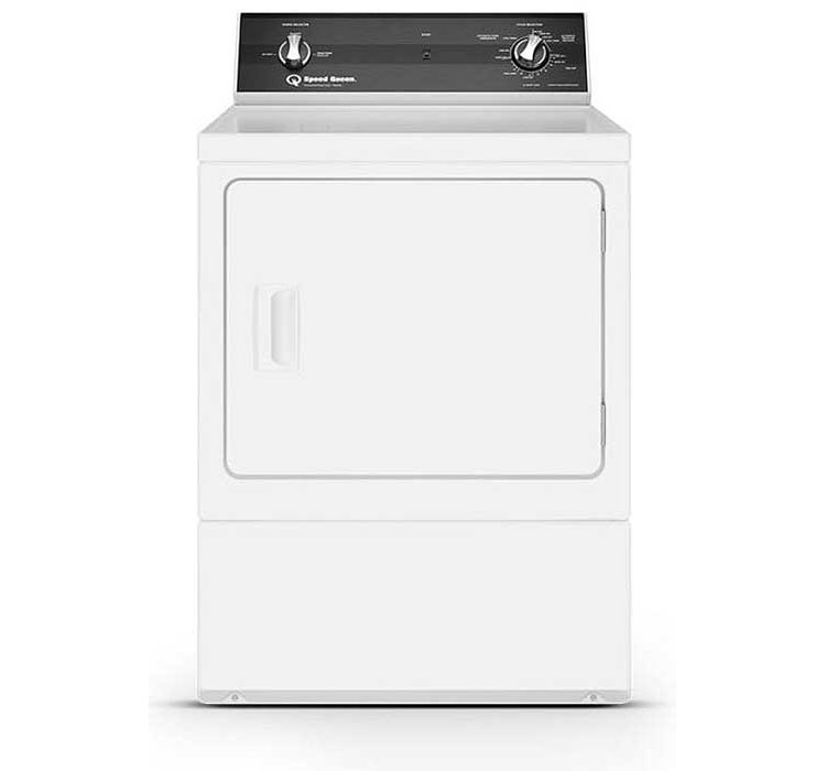 Speed Queen ADA 7 Cu. Ft. White Sanitizing Gas Dryer