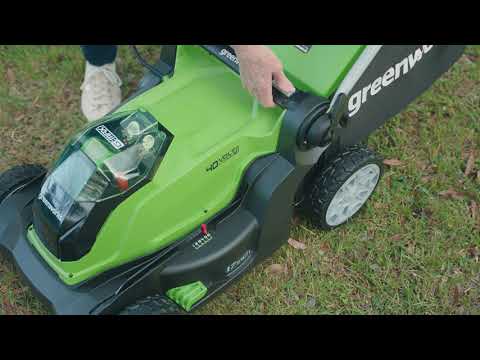 40V 17-Inch Cordless Lawn Mower | Greenworks