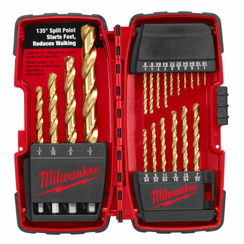 Milwaukee 48-89-1105 20-Piece Titanium Drill Bit Set