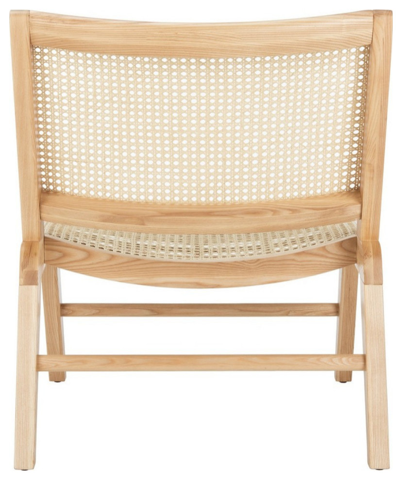 Talbot Rattan Accent Chair Natural   Tropical   Armchairs And Accent Chairs   by AED Luxury Home Decor  Houzz