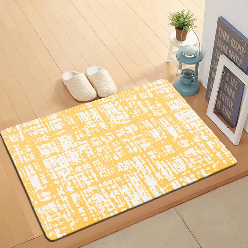 World Rug Gallery Contemporary Abstract Anti Fatigue Standing Mat