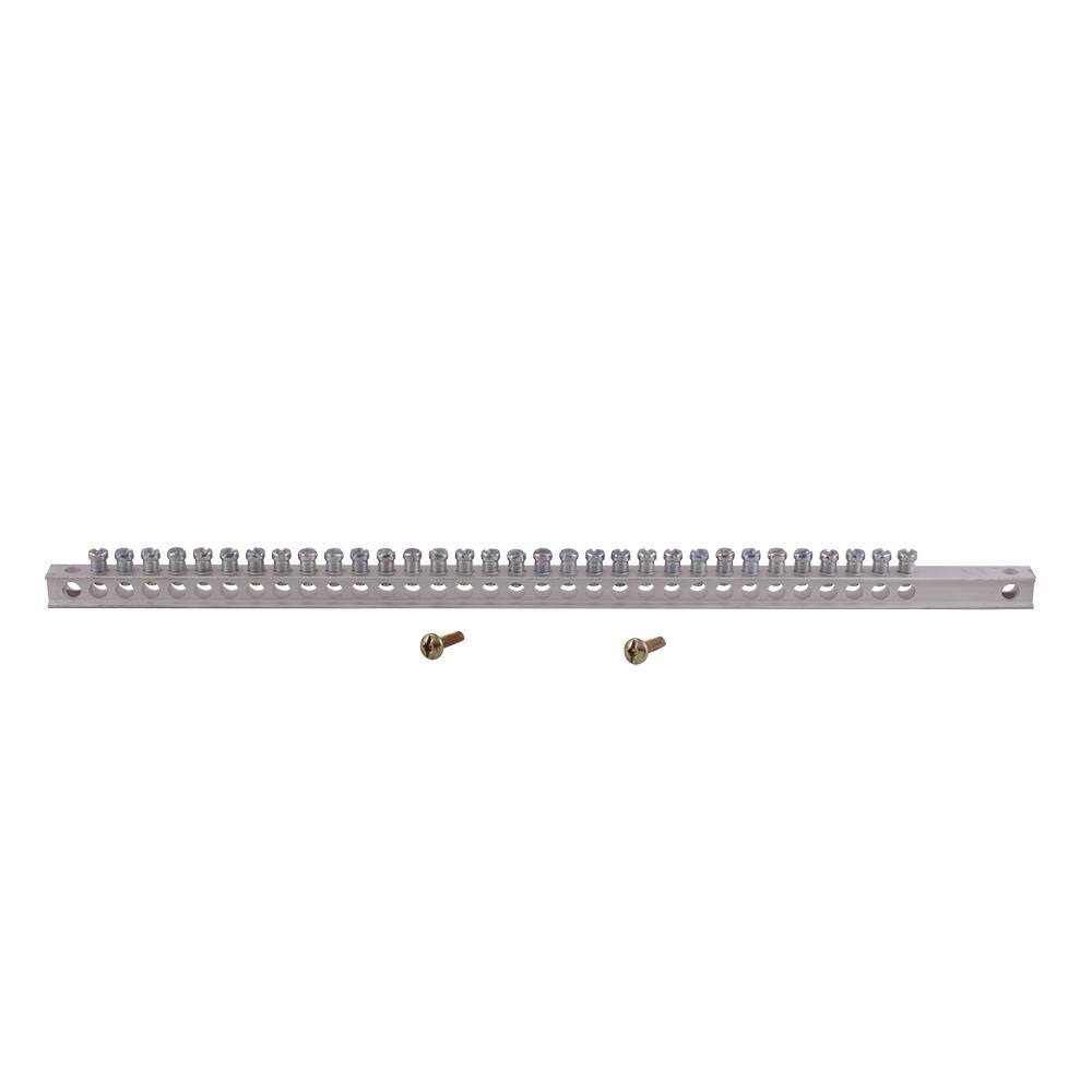 GE PowerMark Gold 32-Hole Grounding Bar Kit TGK32CP