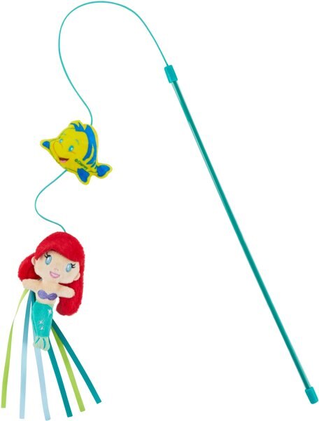 Disney Princess Ariel Teaser Wand Cat Toy with Catnip