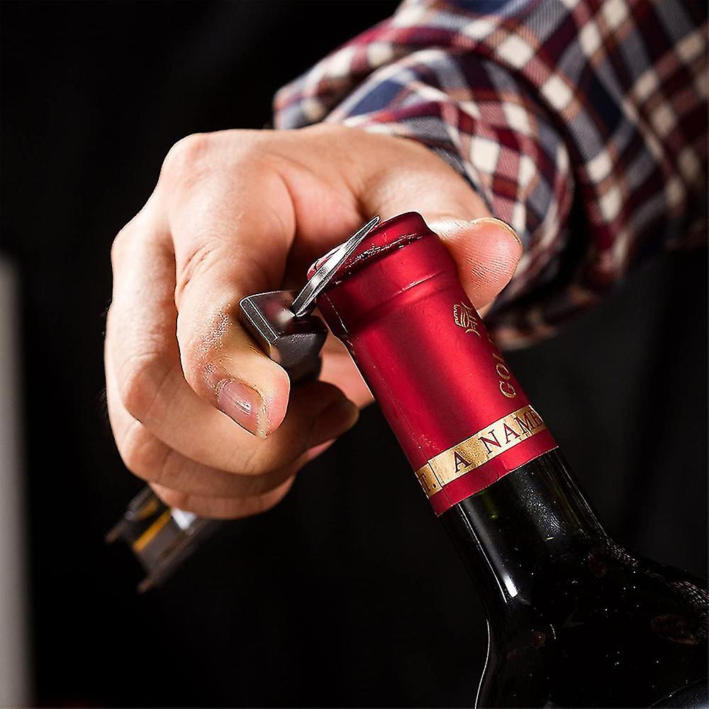 Waiter Corkscrew Bottle Opener - All-in- Sturdy Steel