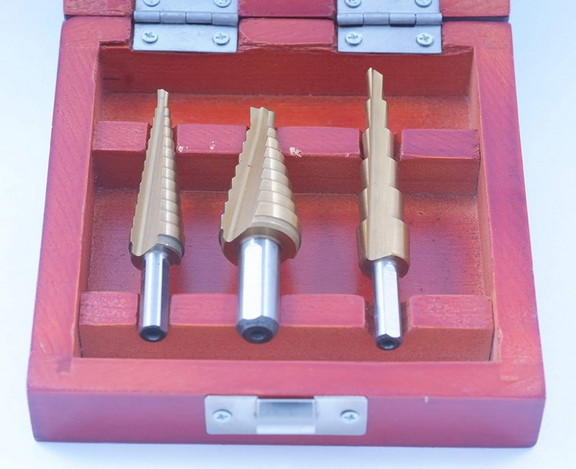 ABS Import Tools 3 PIECE 1/8 3/4 TiN COATED HIGH S...
