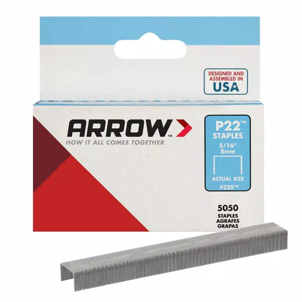 Arrow 5/16 in. Staples (5，050-Pack) and#8211; XDC Depot