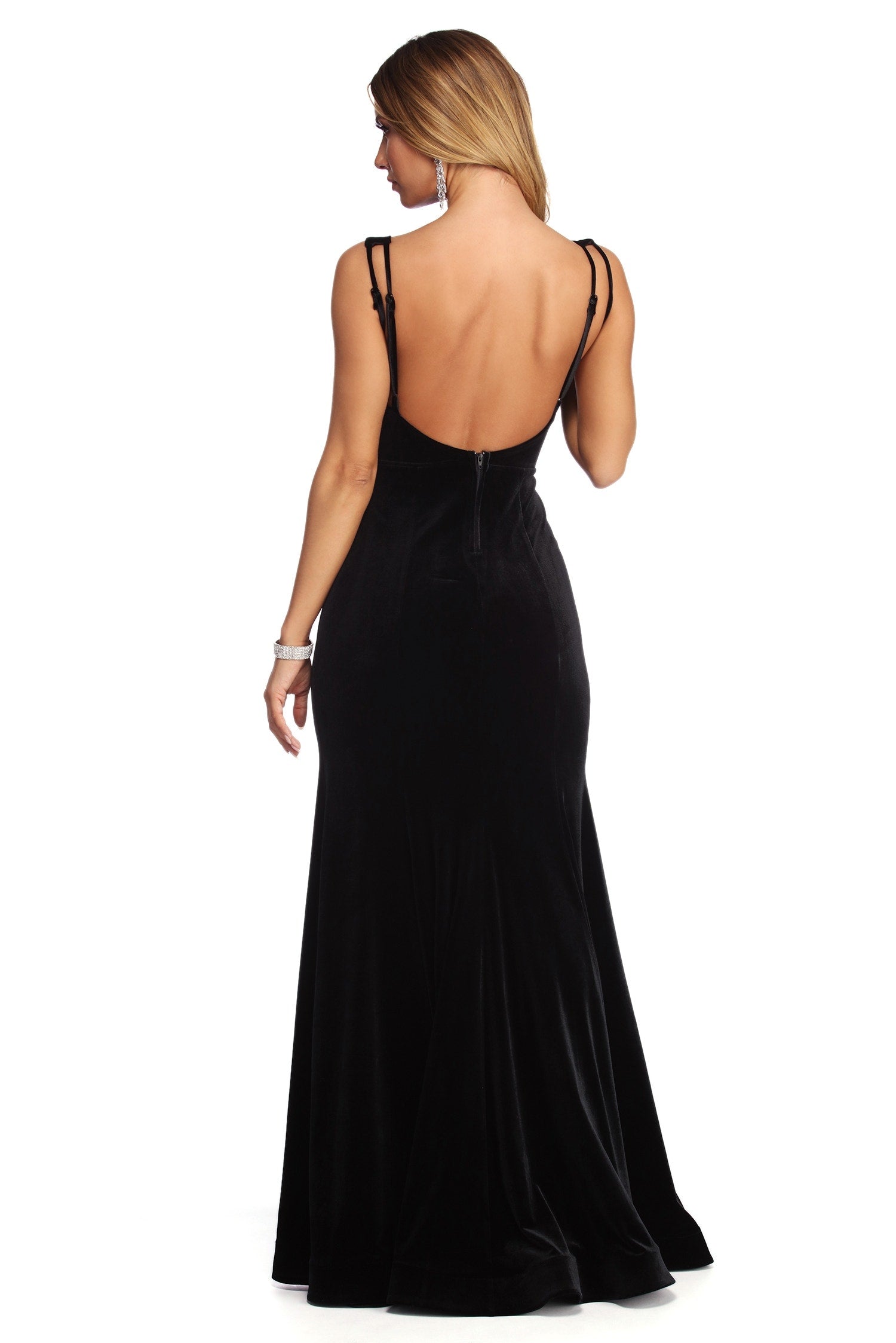 Camille Formal Velvet Dress