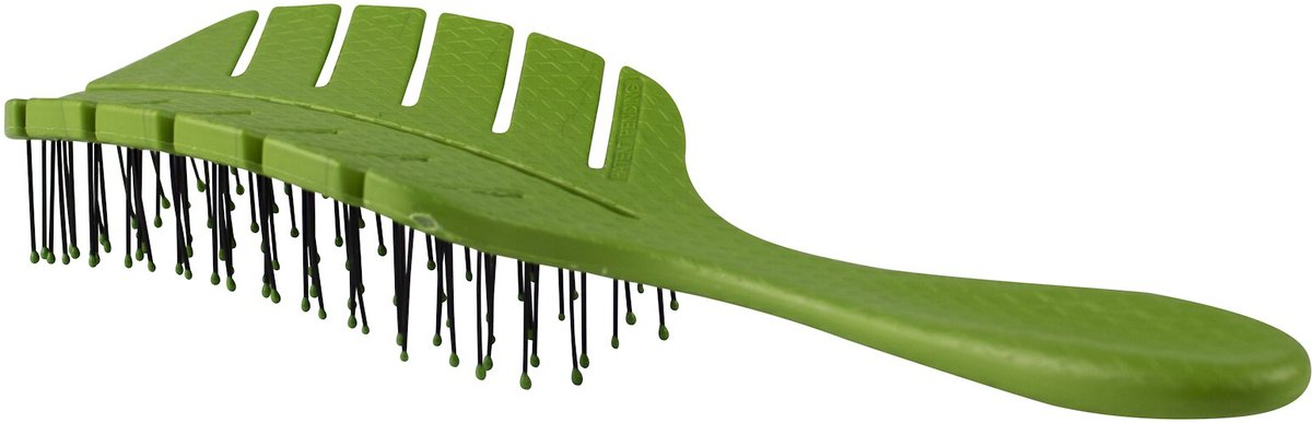 Bass Brushes The BIO-FLEX Pet Brush， Green