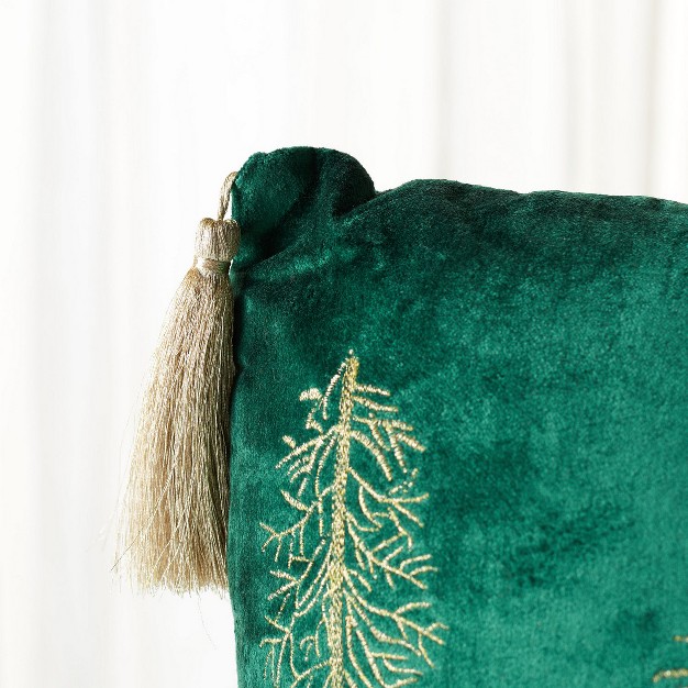 Holiday Tree Pillow Safavieh