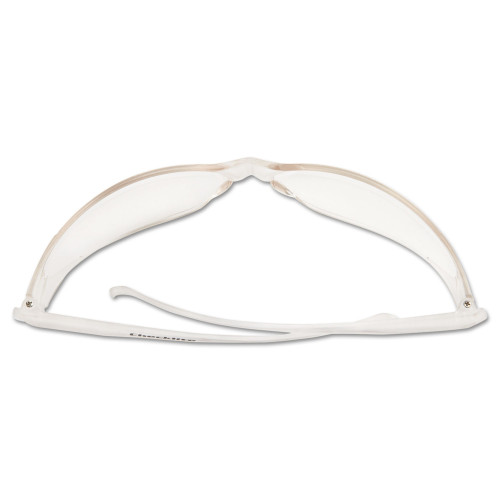 MCR Safety Checklite Safety Glasses， Clear Frame， Clear Lens (CL010BX)