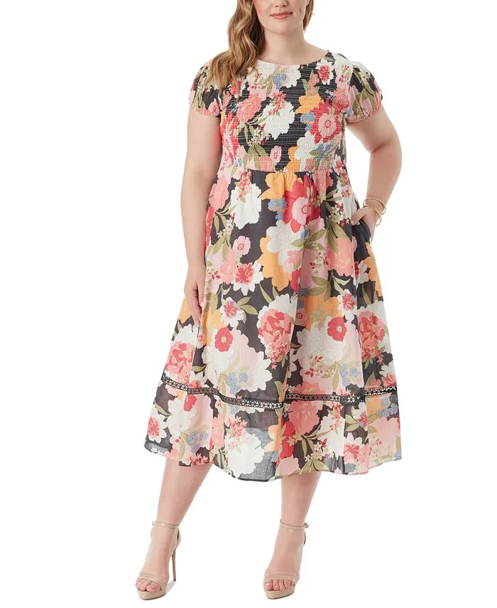 Trendy Plus Size Leighten Tie-Back Dress