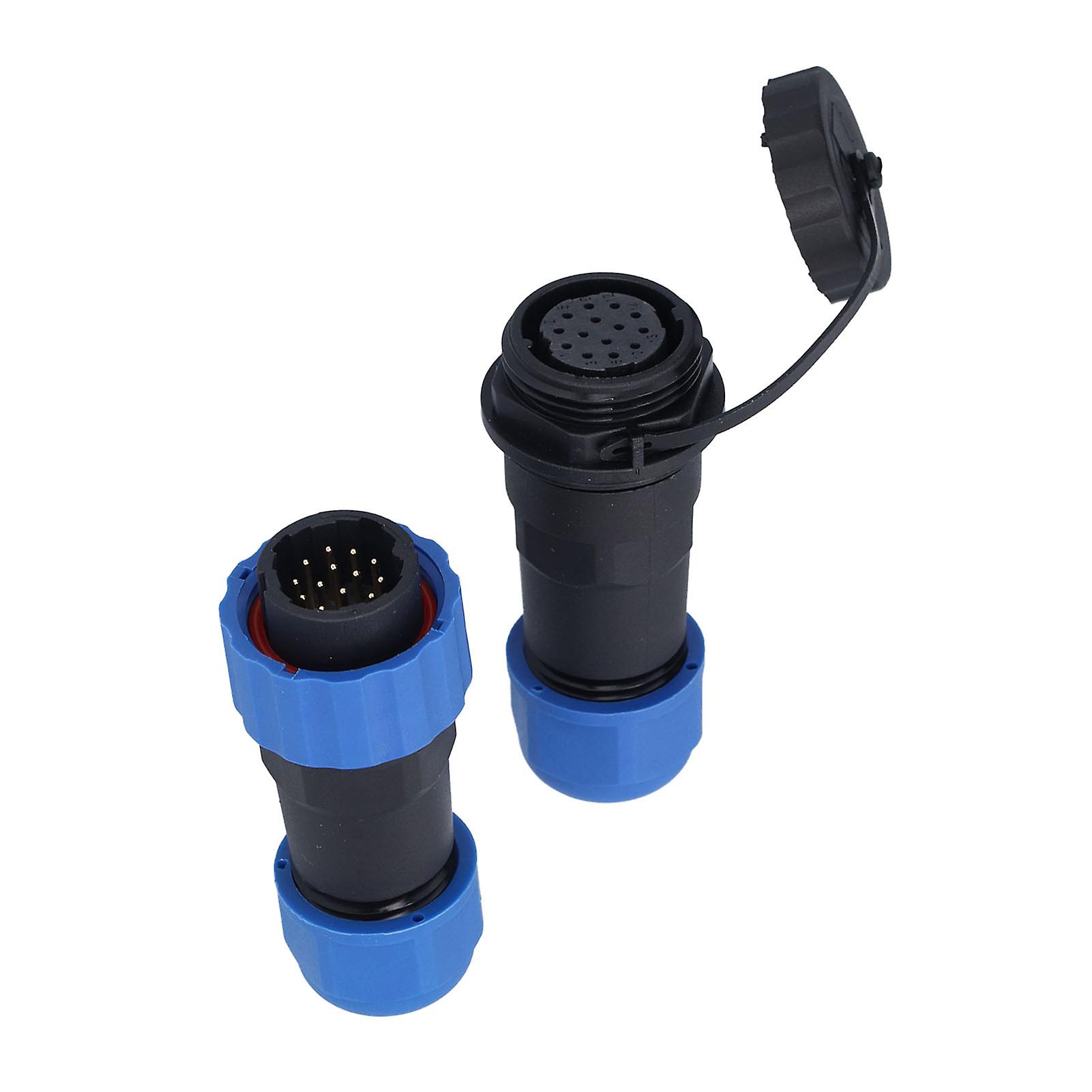 Waterproof Connector Mounting Ip68 Aviation Power Socket 250v 5a For Cable Wire Sp2014 Pin