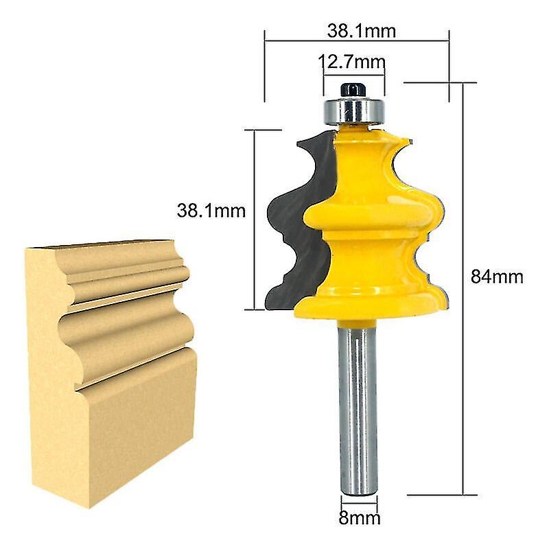 Set Of 3 Architectural Moulding Cutters 8 Mm