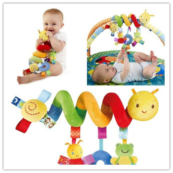 Seyurigaoka Cute Activity Musical Spiral Crib Stroller Car Seat Travel Hanging Toys Baby Rattles Toy