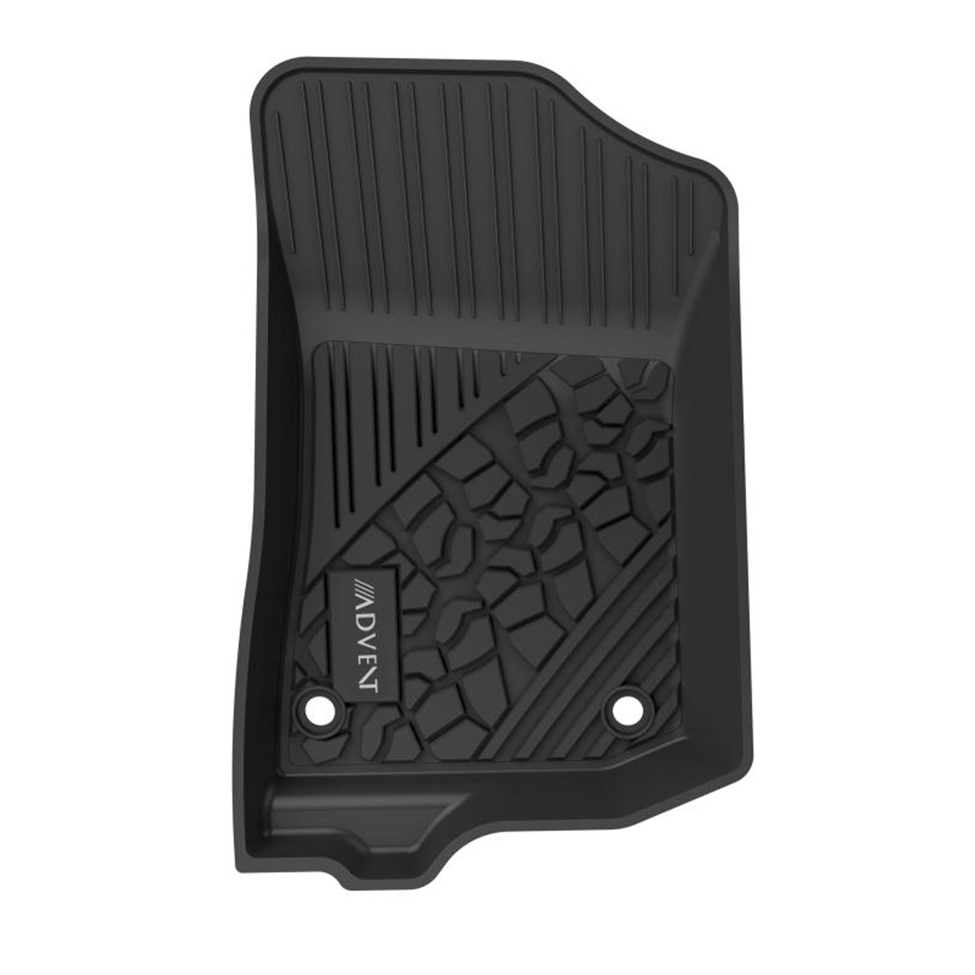 Advent All Weather Floor Mats Compatible with 2020-2022 Jeep Gladiator Vehicles